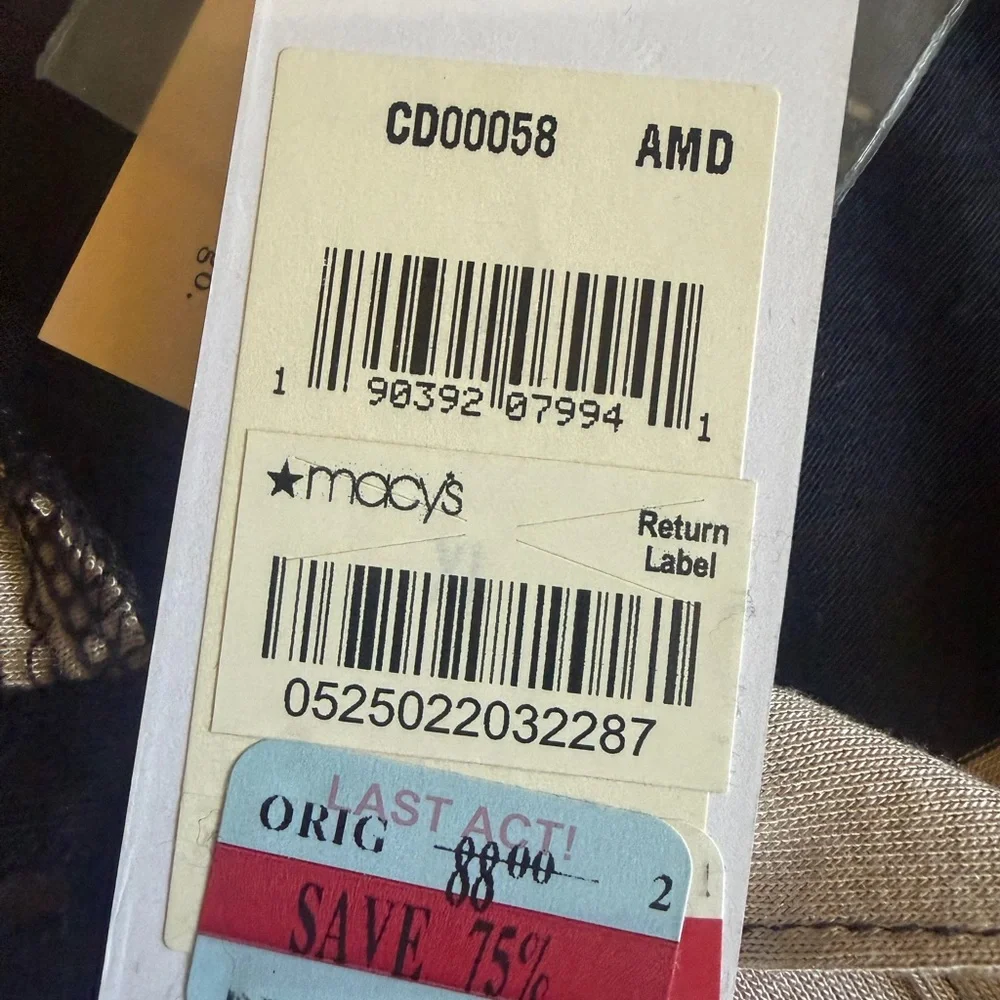 Striped Long Sleeve Midi Tshirt Dress in Black and Cream - Picture 7 of 8